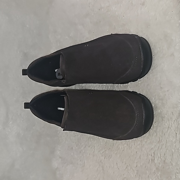 LANDS END YOUTH/ADOLESCENT UNISEX WEATHER MOC SLIP ON SHOES SIZE 7 M - Picture 3 of 11